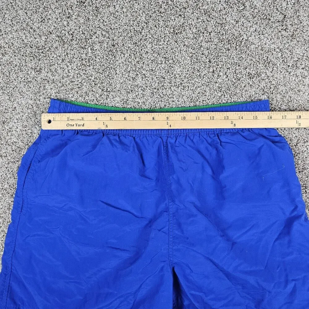 Vintage Polo Ralph Lauren Swim Trunks Men Large Blue Board Shorts Mesh Lined 90s